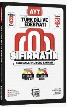 Ders Platosu AYT Türk Dili ve Edebiyatı Sıfırmatik Konu Anlatımlı Soru Bankası