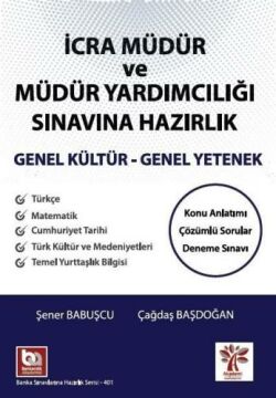 Akademi Yayınları İcra Müdür ve Yardımcılığı Genel Yetenek Genel Kültür