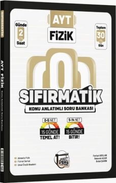 Ders Platosu AYT Fizik Sıfırmatik Konu Anlatımlı Soru Bankası