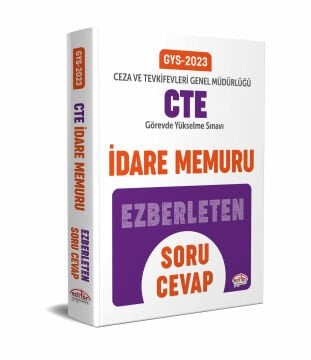 CEZA VE TEVKİFEVLERİ GENEL MÜDÜRLÜĞÜ İDARE MEMURU EZBERLETEN SORU-CEVAP Editör Yayınları