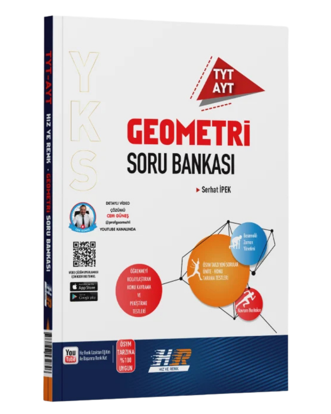 Hız ve Renk Yayınları TYT AYT Geometri Soru Bankası