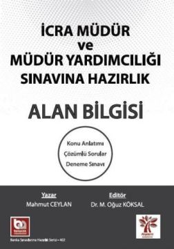 Akademi Yayınları İcra Müdür ve Yardımcılığı Alan Bilgisi