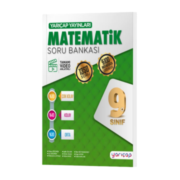 YarıÇap Yayınları 9. Sınıf Matematik Soru Bankası