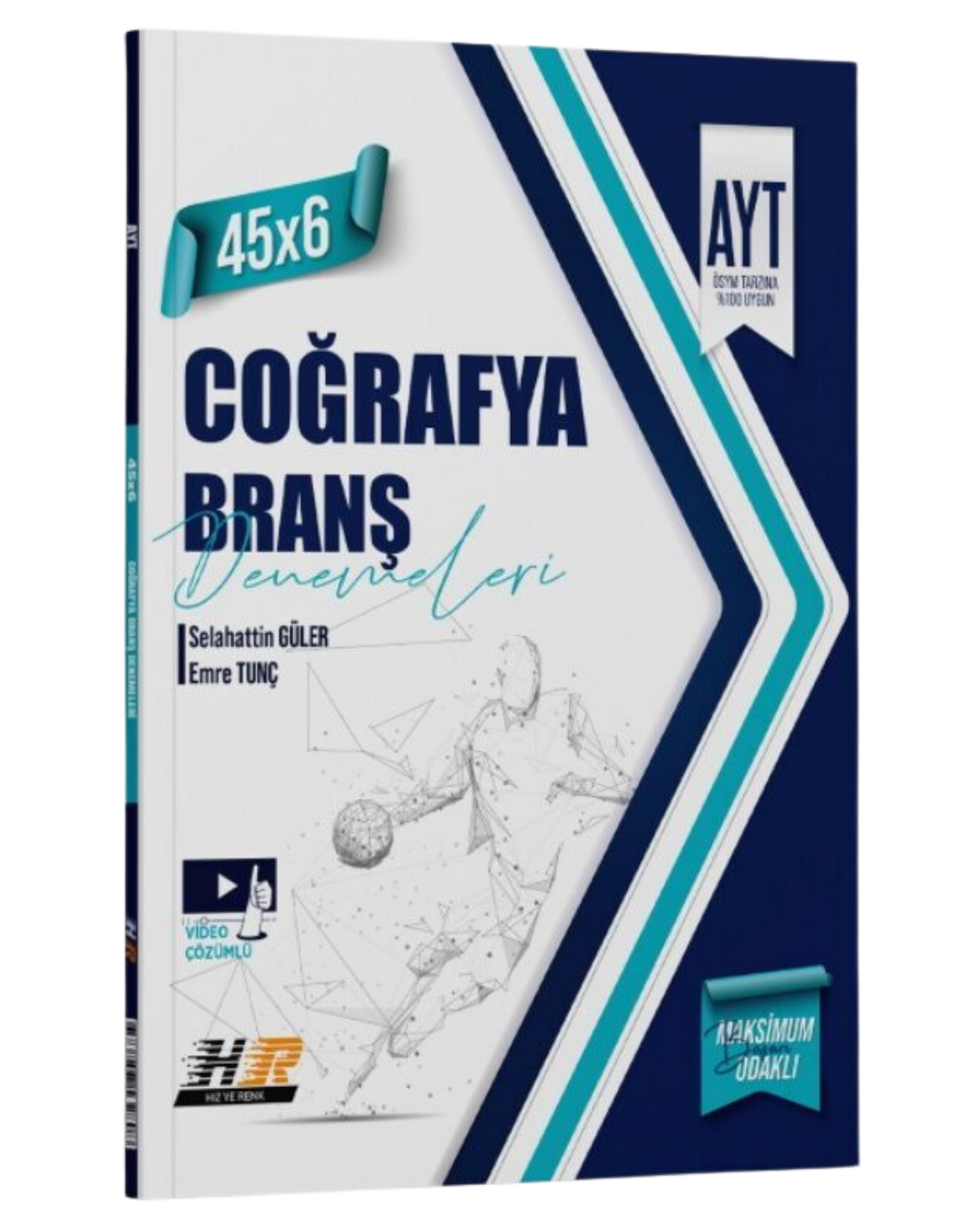 Hız ve Renk Yayınları AYT Coğrafya 45 x 6 Denemeleri