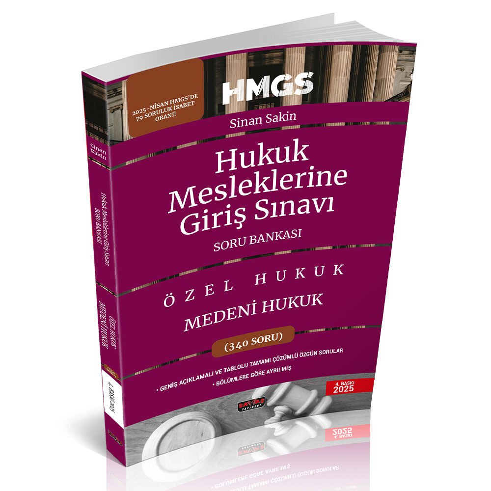 Hmgs Medeni Hukuk Soru Bankası Savaş Yayınları