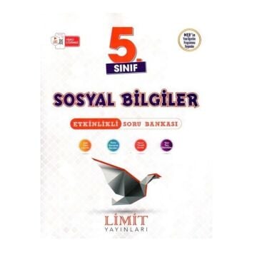 Limit Yayınları 5. Sınıf Sosyal Bilgiler Etkinlikli Soru Bankası
