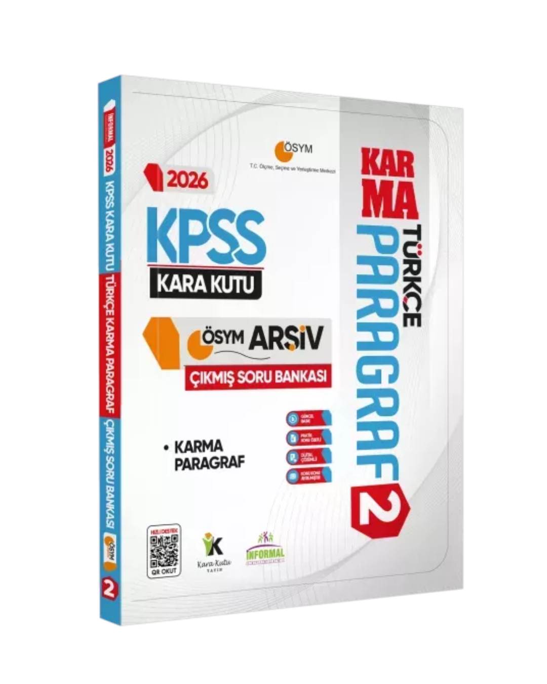 2026 KPSS Türkçenin Kara Kutusu PARAGRAF 2 KARMA ÖSYM Çıkmış Soru Bankası Konu Özetli Çözümlü İnformal Yayınları