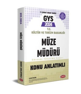Kültür ve Turizm Bakanlığı Müze Müdürü GYS Konu Anlatımlı Data Yayınları