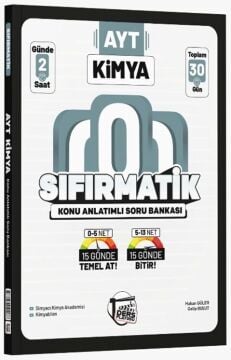Ders Platosu AYT Kimya Sıfırmatik Konu Anlatımlı Soru Bankası
