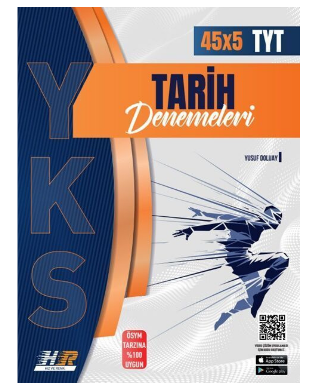 Hız ve Renk Yayınları TYT Tarih 45 x 5 Denemeleri