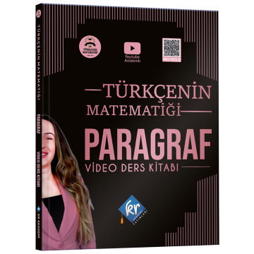 Gamze Hoca Türkçenin Matematiği Tüm Sınavlar İçin Paragraf Video Ders Kitabı KR Akademi Yayınları