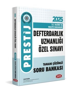 Data Yayınları 2025 Defterdarlık Uzmanlığı Özel Sınavı Tamamı Çözümlü Soru Bankası