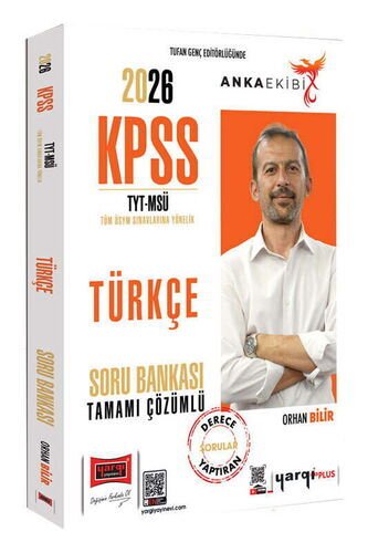 Yargı Yayınları 2026 KPSS TYT MSÜ Anka Ekibi Tamamı Çözümlü Türkçe Soru Bankası (Orhan Bilir)
