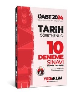 Yediiklim Yayınları 2024 ÖABT Tarih Öğretmenliği Tamamı Çözümlü 10 Deneme