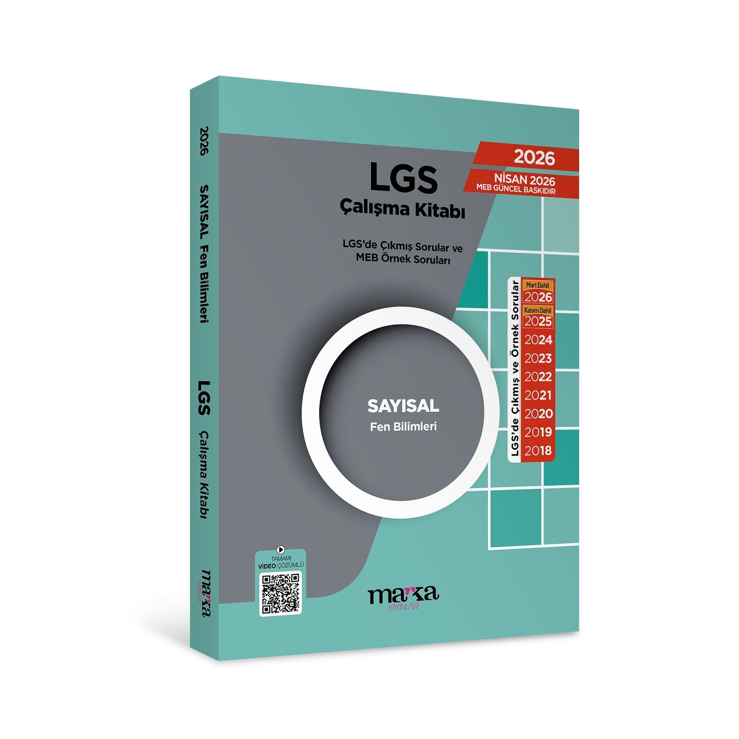 LGS Sayısal Fen Bilimleri Çıkmış ve Örnek Sorular Marka Yayınları