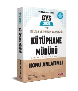 2024 GYS T.C KÜLTÜR VE TURİZM BAKANLIĞI KÜTÜPHANE MÜDÜRÜ GÖREVDE YÜKSELME SINAVI KONU ANLATIMLI