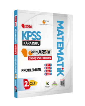 2026 KPSS MATEMATİK Kara Kutusu 2.Cilt PROBLEMLER ÖSYM Çıkmış Soru Bankası Özetli Dijital Çözümlü İnformal Yayınları