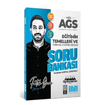 Retro Yayıncılık 2026 MEB-AGS Fatih Genç Eğitimin Temelleri ve Türk Milli Eğitim Sistemi Soru Bankası