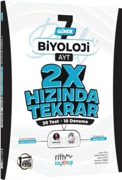 Ritim Biyoloji AYT Biyoloji Ders Platosu 7 Günde 2X Hızında Tekrar Deneme