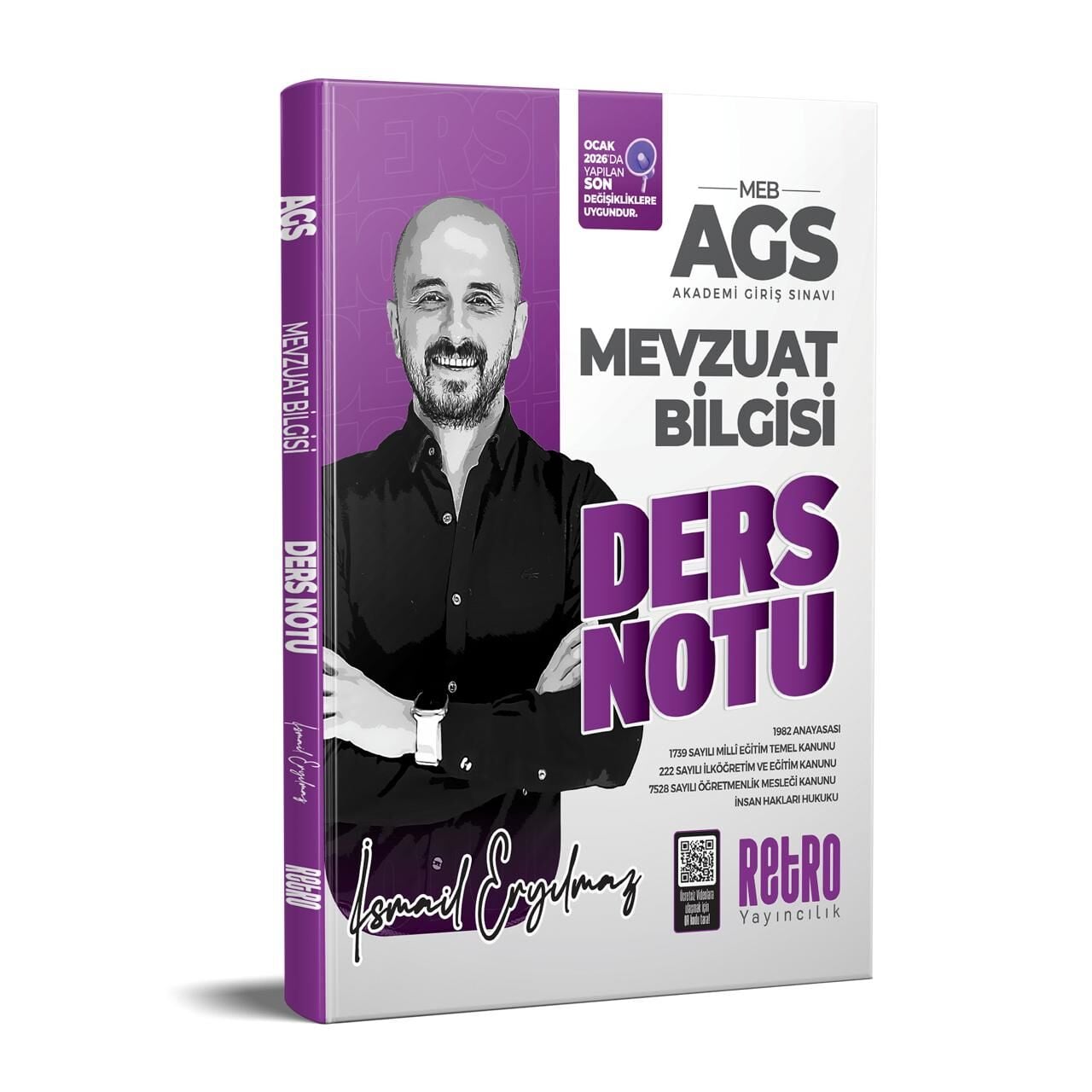 Retro Yayıncılık 2026 MEB-AGS İsmail Eryılmaz Mevzuat Ders Notu
