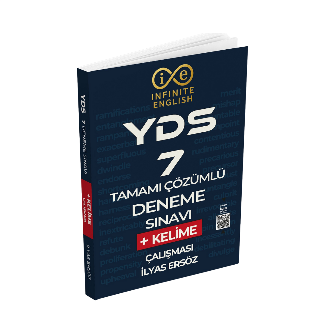 YDS 7 Deneme Sınavı, Kelime Çalışması ve Testler İlyas Ersöz Infinite English