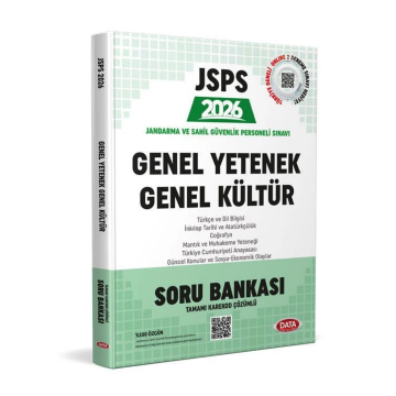 JSPS Genel Yetenek - Genel Kültür Soru Bankası - Karekod Çözümlü Data Yayınları