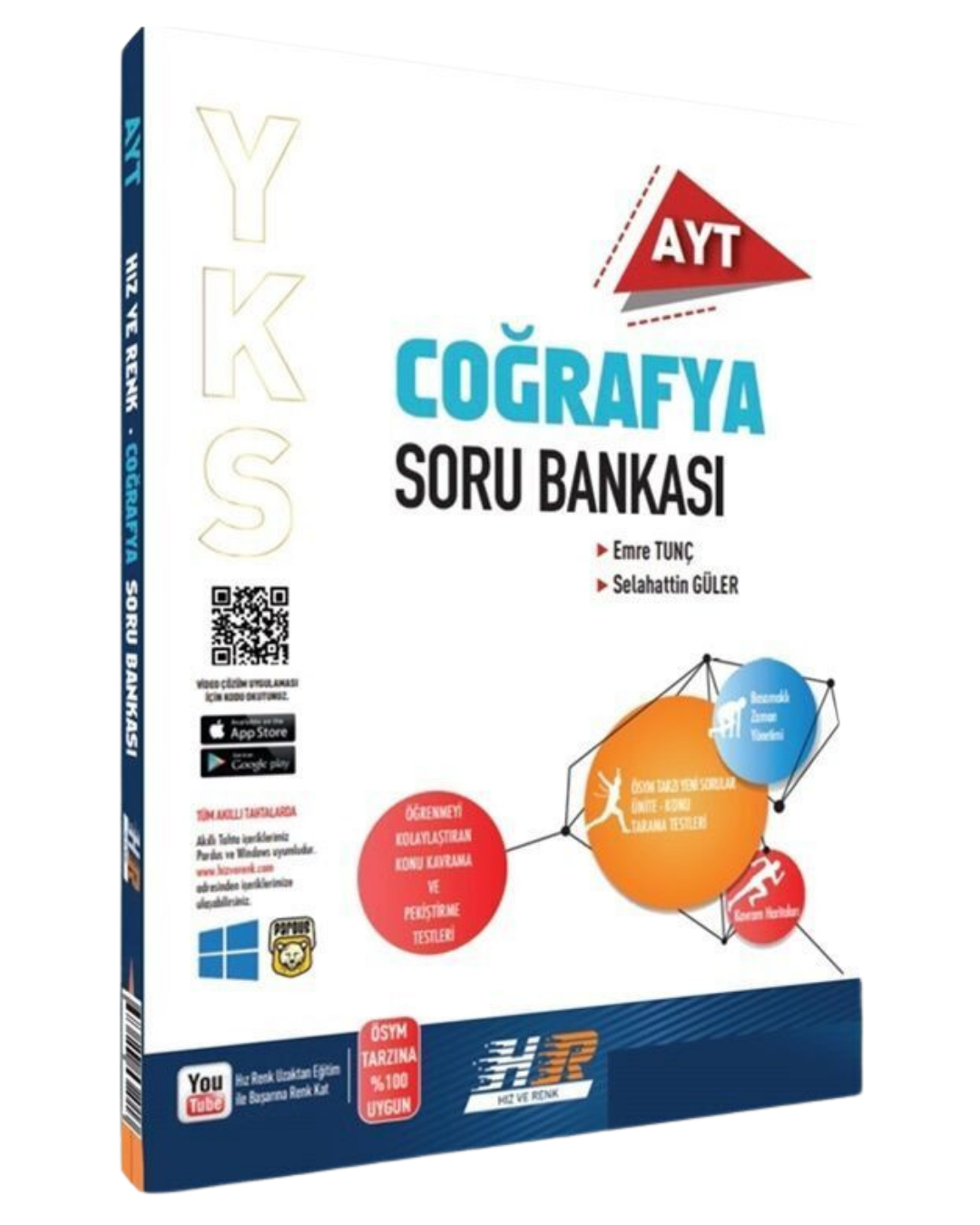 Hız ve Renk Yayınları AYT Coğrafya Soru Bankası