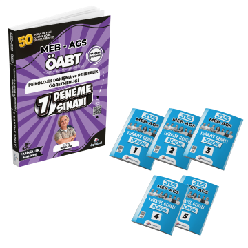 Dizgi Kitap 2025 Meb Ags Öabt Psikolojik Danışma ve Rehberlik Öğretmenliği Tamamı PDF Çözümlü 7 Deneme ve AGS Türkiye Geneli Tamamı PDF Çözümlü 5 Deneme Seti