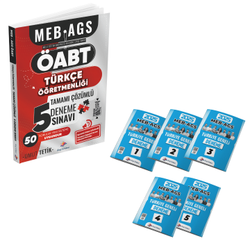 Dizgi Kitap 2025 Meb Ags Öabt Türkçe Öğretmenliği Tamamı Ayrıntılı Video Çözümlü 5 Deneme ve AGS Türkiye Geneli Tamamı PDF Çözümlü 5 Deneme Seti﻿