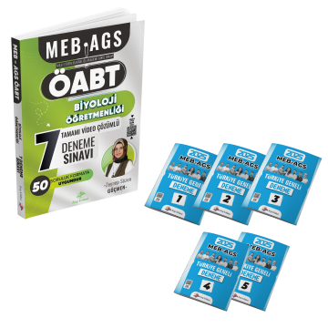Dizgi Kitap 2025 Meb Ags Öabt Biyoloji Öğretmenliği Tamamı Video Çözümlü 7 Deneme ve AGS Türkiye Geneli Tamamı PDF Çözümlü 5 Deneme Seti﻿