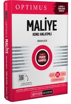 KPSS A Grubu Optimus Maliye Konu Anlatımı Pegem Yayınları