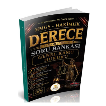 Savaş Yayınları HUKAL HMGS-Hakimlik Derece Genel Kamu Hukuku Soru Bankası