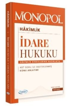 Monopol Yayınları İdare Hukuku Ders Notları