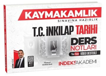 Kaymakamlık TC İnkılap Tarihi Video Ders Notları - Aydın Yüce İndeks Akademi Yayıncılık