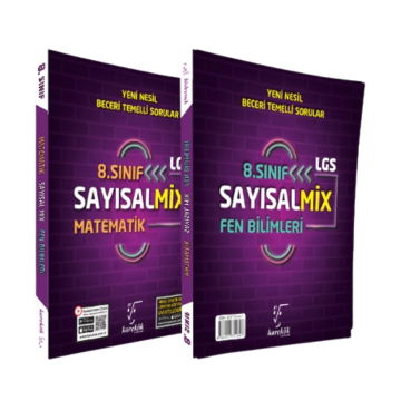 Karekök Yayınları 8. Sınıf LGS SayısalMix Matematik ve Fen Bilimleri