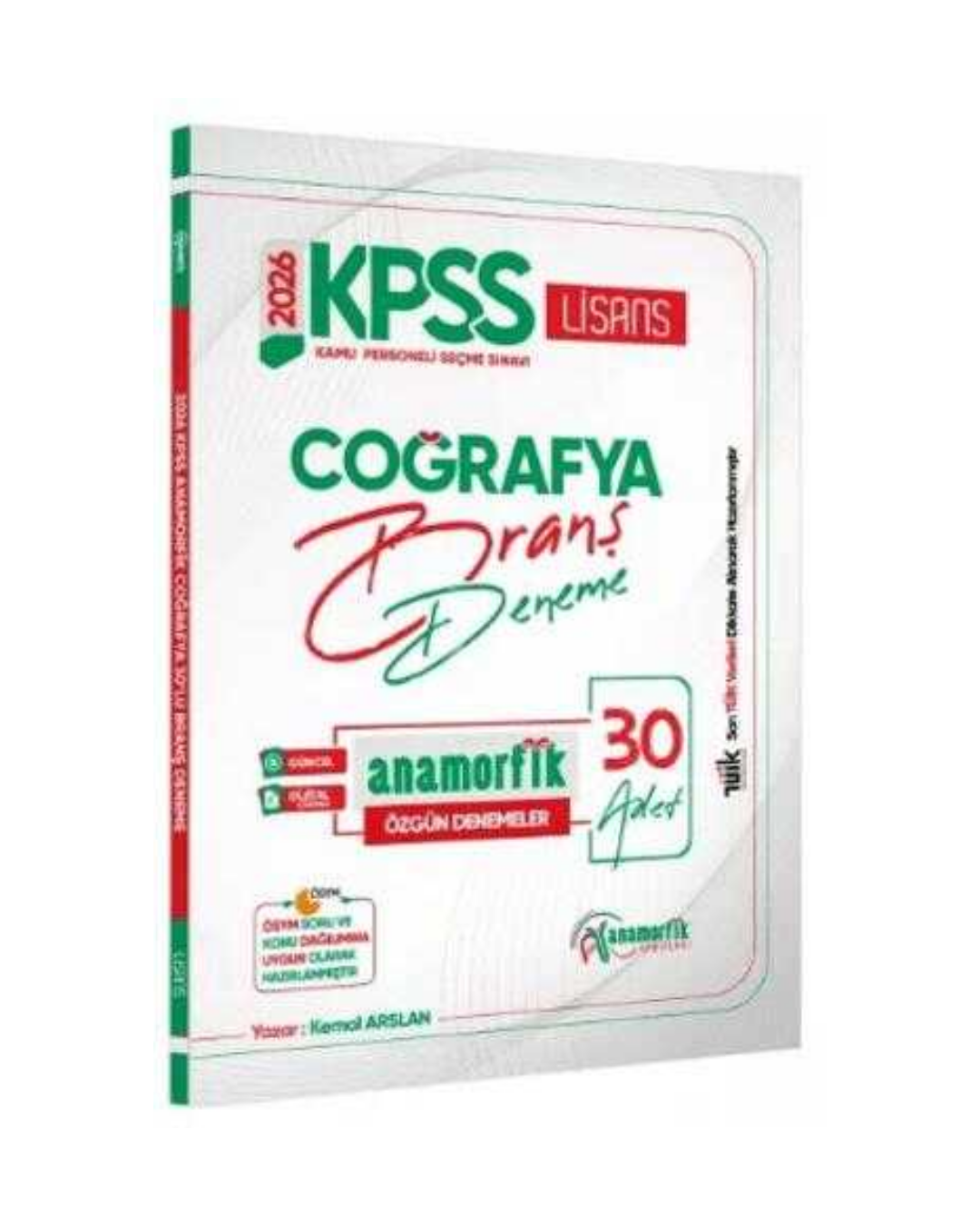 2026 KPSS Anamorfik Serisi Coğrafya 30lu Branş Denemesi YENİ SON TÜİK VERİLERİ EKLİ Dijital Çözümlü İnformal Yayınları