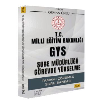 T.C. Milli Eğitim Bakanlığı GYS Şube Müdürlüğü Soru Bankası 2026 Makro kitap