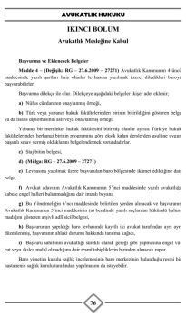 HMGS Avukatlık Hukuku Ders Notları Monopol Yayınları