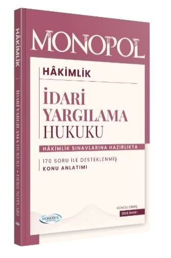 İdari Yargılama Hukuku Ders Notları Monopol Yayınları