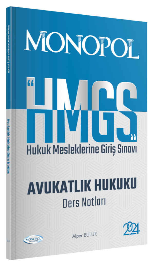 HMGS Avukatlık Hukuku Ders Notları Monopol Yayınları