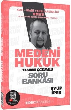 İndeks Akademi 2025 KPSS A Grubu Medeni Hukuk Soru Bankası Çözümlü -  Eyüp İpek İndeks Akademi Yayıncılık