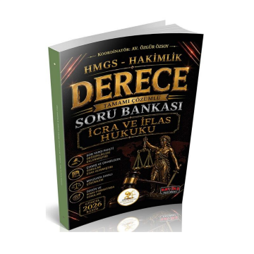 Savaş Yayınları HUKAL HMGS-Hakimlik Derece İcra ve İflas Hukuku Soru Bankası