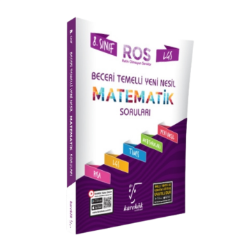 Karekök Yayınları 8. Sınıf LGS Matematik ROS Serisi Beceri Temelli Yeni Nesil Soru Bankası