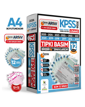 2026 KPSS Lisans ÖSYM Çıkmış Soru Tıpkı Basım 12li Deneme Paketi Video Çözümlü Türkiye Geneli İnformal Yayınları