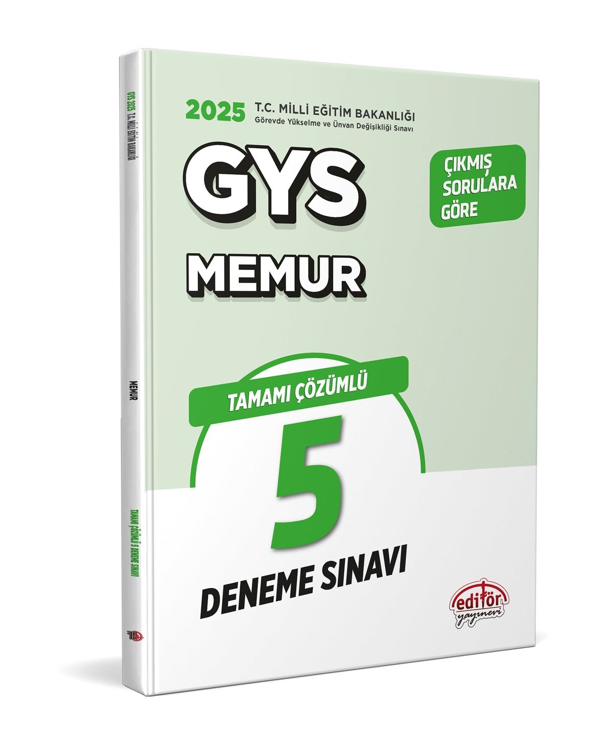 Milli Eğitim Bakanlığı Gys Memur Tamamı Çözümlü 5 Deneme Sınavı Editör Yayınları