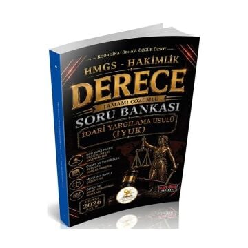 Savaş Yayınları HUKAL HMGS-Hakimlik Derece İdari Yargılama Hukuku Soru Bankası