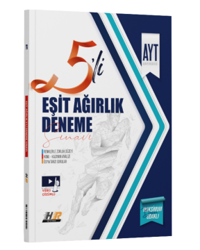 Hız ve Renk Yayınları AYT Eşit Ağırlık 5'li Deneme