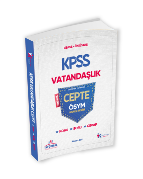 2025 KPSS Vatandaşlık Cepte Konu-Soru-Cevap ÖSYM Analiz Serisi İnformal Yayınları
