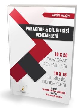 Tüm Sınavlar İçin Paragraf ve Dil Bilgisi Denemeleri Tamamı Dijital Çözümlü Pelikan Yayınları