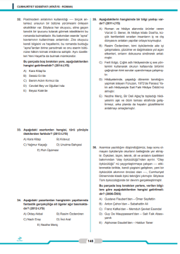 Dizgi Kitap 2025 AYT Edebiyat Konularına Göre Tasnif Edilmiş Tamamı PDF Çözümlü Çıkmış Sorular